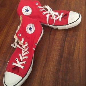 Red High Top Converse M12 ❤️